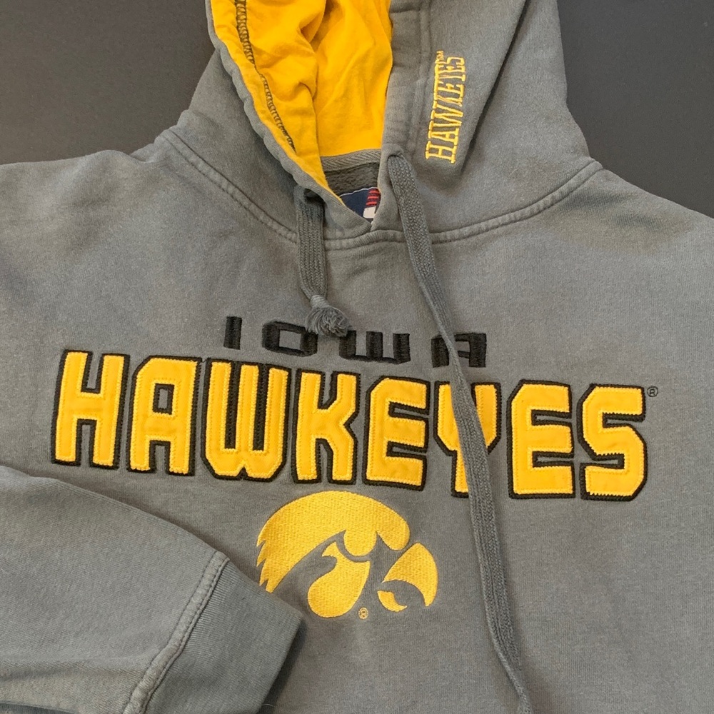 LAST CALL: Gray and Yellow Hawkeyes Hoodie